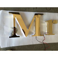 Building Laser Cut Cast Brsuhed Stainless Steel Metal Bronze Dimensional Solid Business Letter